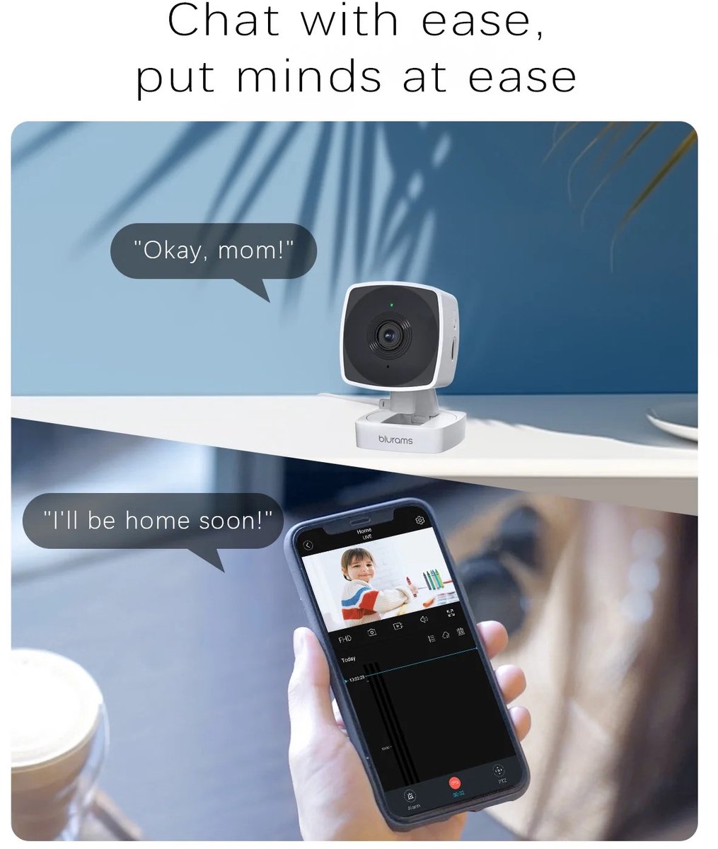 Stemily Babyfoon met Camera 2K