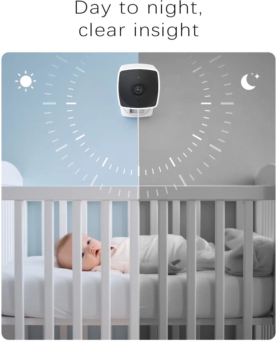 Stemily Babyfoon met Camera 2K