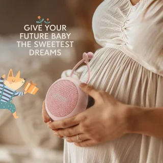 Sweety Fox Baby White Noise Machine - Roze