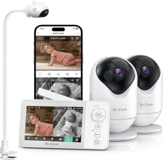 Thijox babyfoon camera 1080p (2 camera's)