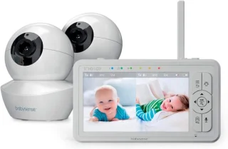 Thijox babysense babyfoon hd 5 inch met 2 camera's