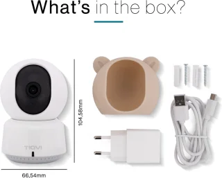 Tiqvi Smart Babyfoon met Camera 1080P WiFi