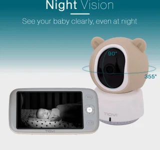 Tiqvi Smart Babyfoon met Camera en Monitor 1080P
