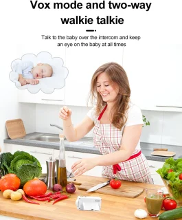 TKMARS Babyfoon met Camera 2,8 inch HD scherm