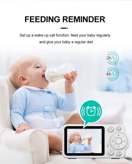 TKMARS Babyfoon met Camera 2,8 inch HD scherm