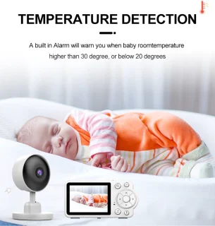TKMARS Babyfoon met Camera 2,8 inch HD scherm