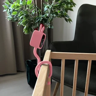 Tuya Baby Camera Roze Wifi Babyfoon met App