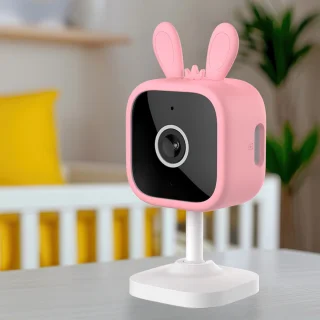 Tuya Baby Camera Roze Wifi Babyfoon met App
