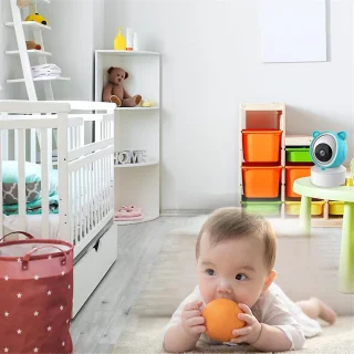 Tuya Babyfoon met 5 inch scherm en draaibare PTZ camera
