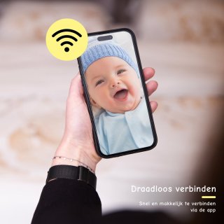 Umea Babyfoon met Camera 1080P Wit