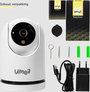 Umea Babyfoon met Camera 1080P Wit