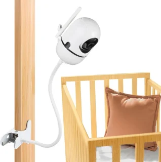 Universeel Babyfoonhouder Zwanenhalsklem 5,6 cm Wit