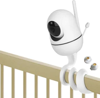 Universeel Twist Mount Babyfoonhouder voor Camera, Wit