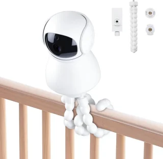Universele baby monitorhouder met flexibele octopustripod