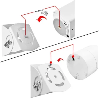 Universele babyfoon-camera-wandmontage (wit)