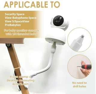 Universele babyfoon cliphouder
