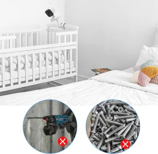 Universele babyfoon- en videomonitorhouder