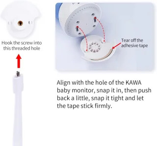 Universele Babyfoonhouder voor Kinderbed