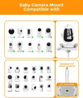 Universele babymonitorhouder voor diverse merken