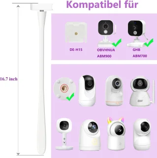 Universele Camerahouder voor Babyfoon met Flexibele Arm