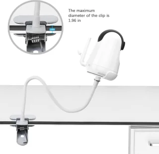 Universele cliphouder voor video-babyfoon