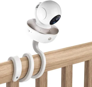 Universele houder - Babyfoon standaard - Camera observeren - Gereedschapsvrije montage - 1/4 inch schroefdraad - Wit