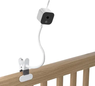 Universele houder - Babyfoon standaard - Camera observeren - Gereedschapsvrije montage - 1/4 inch schroefdraad - Wit
