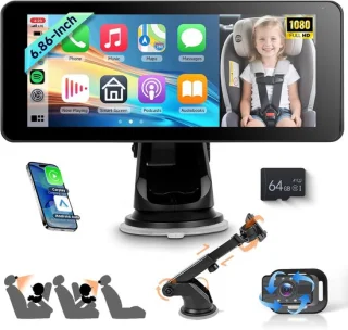 Vechtel dual baby autocamera voor 2 kinderen