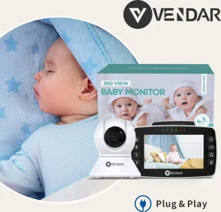 Vendar Babyfoon PRO 4.3 Inch met Camera