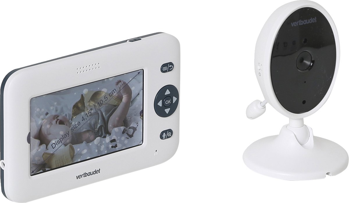 De Vertbaudet SleepyCare video babyfoon scherm in één oogopslag