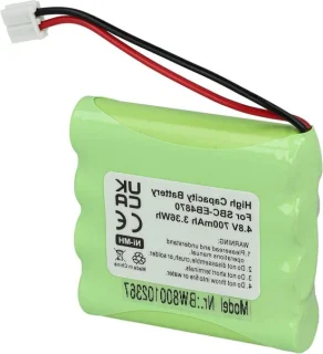 Vervangende accu babyfoon NiMH 700 mAh 4.8V zwart