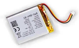 Vervangende babyfoonbatterij zwart
