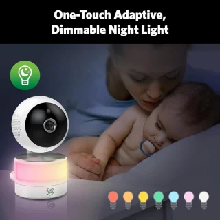 Video-babyfoon 7" met 2 camera's