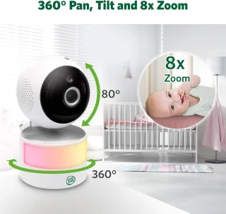 Video-babyfoon 7" met 2 camera's