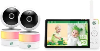 Video-babyfoon 7" met 2 camera's
