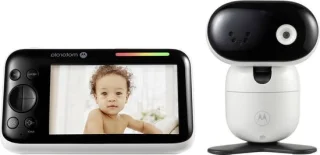 Video babyfoon met camera, 5 inch monitor, zwart