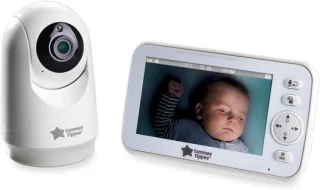 Video babyfoon met camera 5 inch - wit