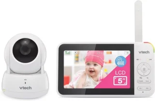 Video-babyfoon met camera en 5 inch LCD-scherm
