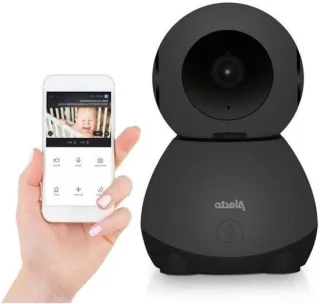 Video babyfoon met camera - zwart