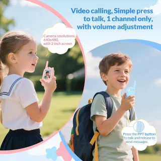 Video-walkietalkies voor kinderen - 2 stuks