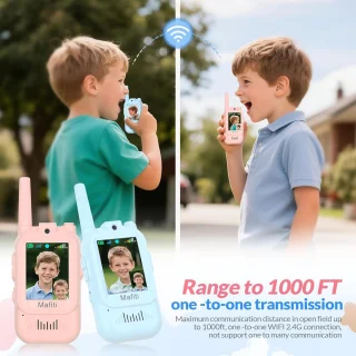 Video-walkietalkies voor kinderen - 2 stuks
