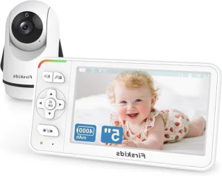 Videobabyfoon 5 inch wit