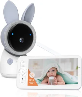Videobabyfoon - Babycamera 127 cm - Wit