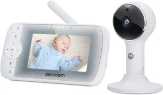 Videobabyfoon - babycamera monitor - wit