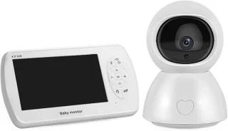 Videobabyfoon met 15 cm scherm
