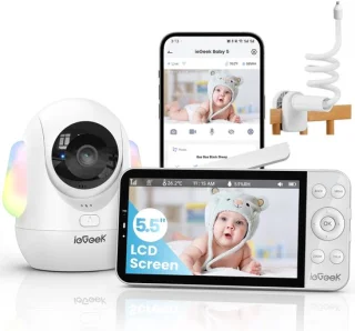Videobabyfoon met app 2.5K PTZ
