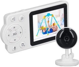 Videobabyfoon met camera wit