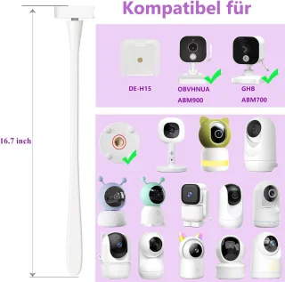 Vloerstandaard voor babyfooncamera