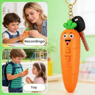 Voicerecorder Wortel audio-opnameapparaat oranje