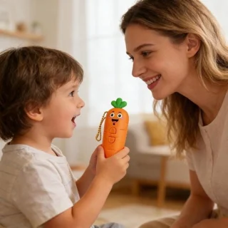 Voicerecorder Wortel audio-opnameapparaat oranje